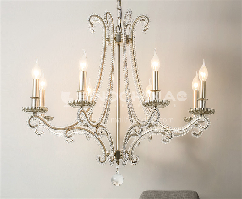 American Style Chandelier Living Room Lamp French Candle Dining Simple Creative Bedroom Light Luxury Crystal Wx D9311 American Style Chandelier Living Room, Candle Chandelier Lamp
